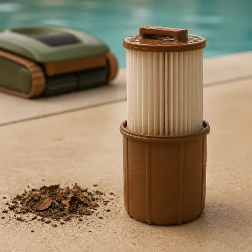 Filtre à cartouche pour piscine : la clé d’une eau parfaite avec votre robot nettoyeur
