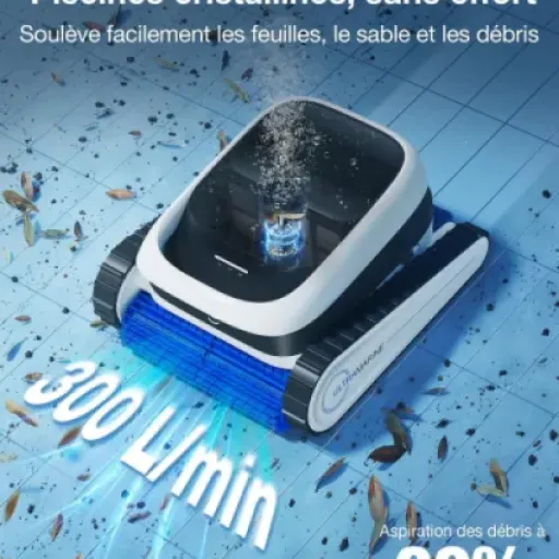 Test ECOVACS Ultramarine P1 Care kit : le robot de piscine sans fil qui fait (presque) tout tout seul