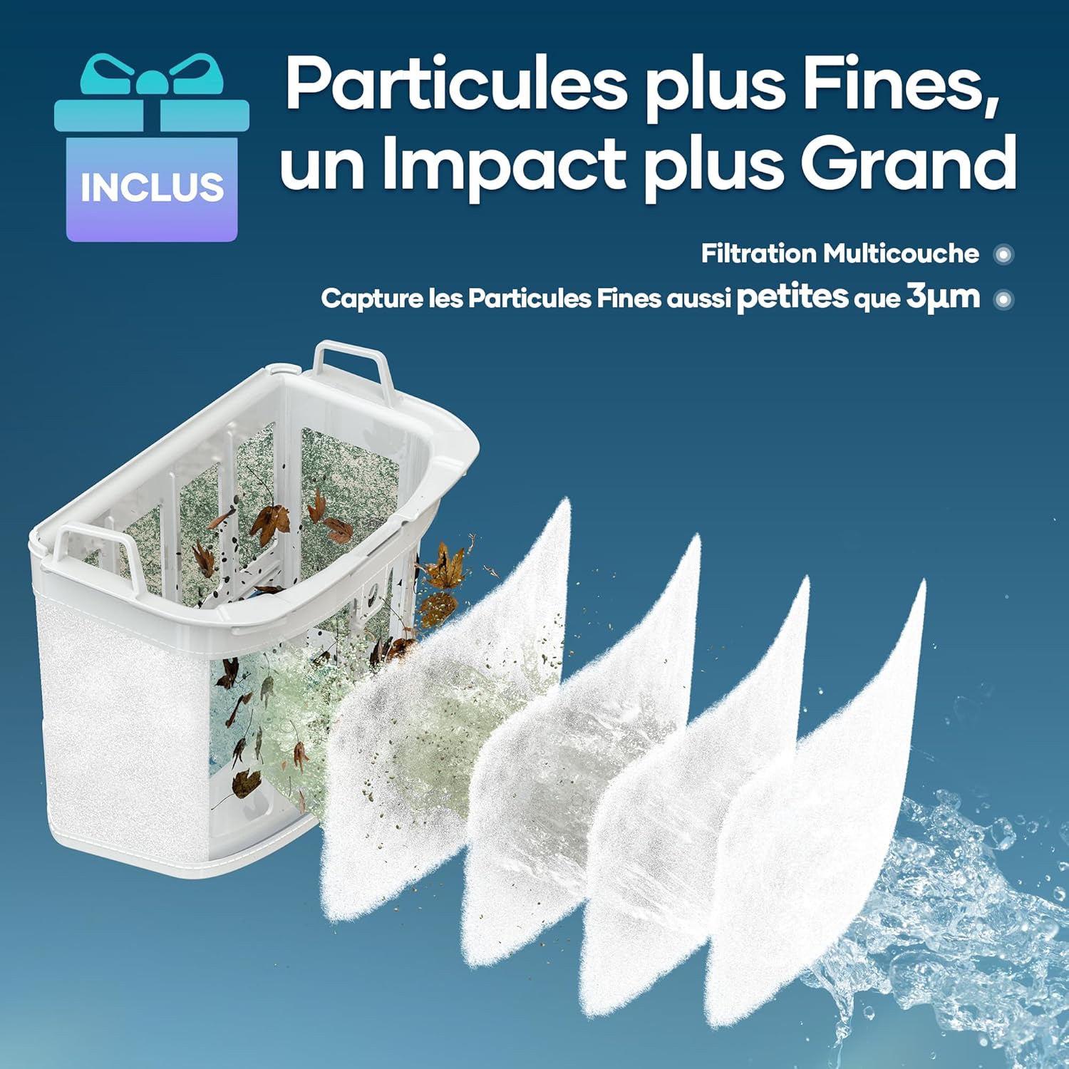 Scuba X1 Robot Piscine avec App, Aspirateur Piscine avec WavePath 3.0 et Navigation Intelligente, Système de Filtration Ultra-Fine, Nettoyage Ligne d’Eau, Idéal pour Les Piscines Enterrées Gris