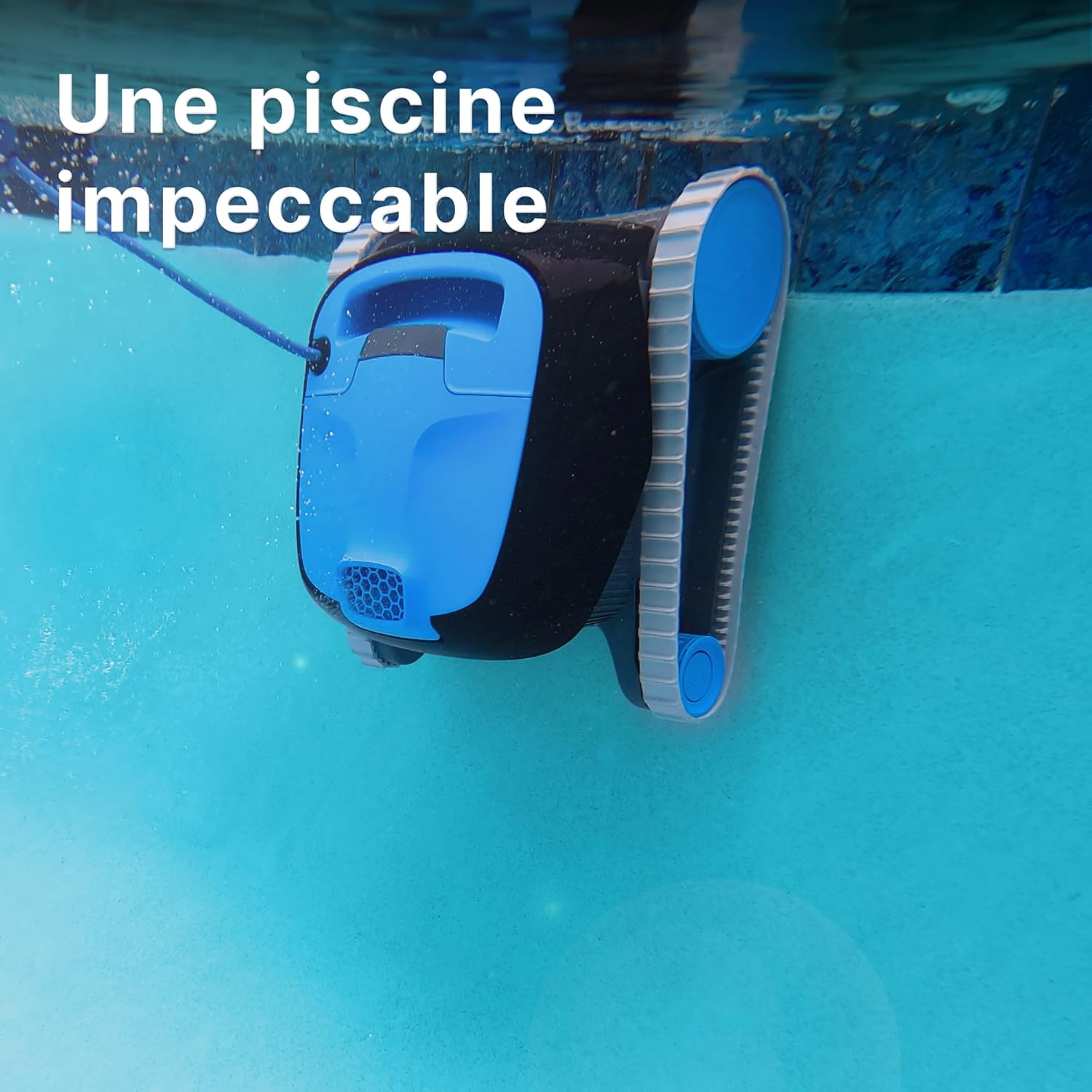 Nautilus CC Aspirateur Piscine pour Piscine Hors-Sol Jusqu’à 10 m, Nettoyage Fond et parois, Économie énergie, Cycle de Nettoyage 120 Min