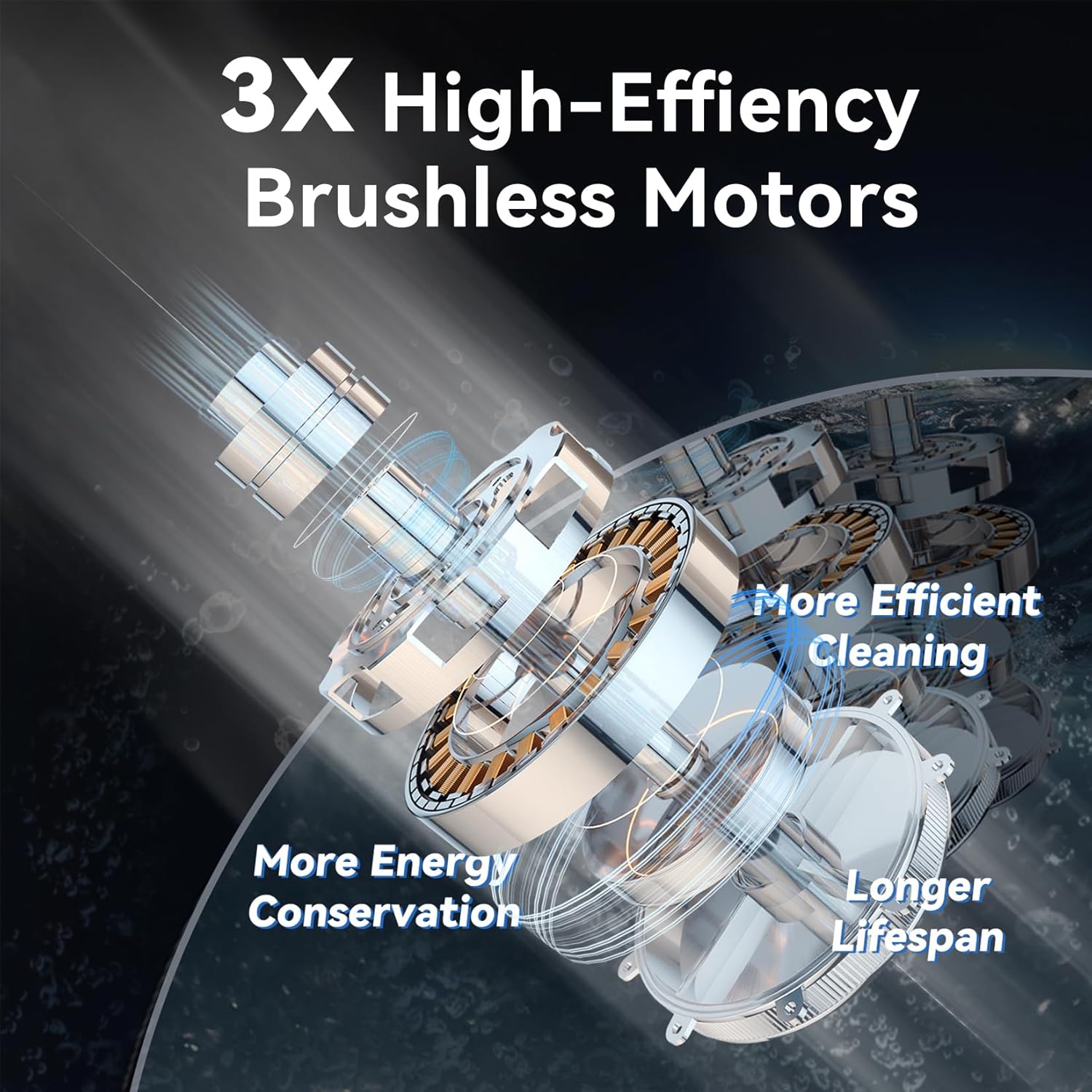 X5 Robot Piscine Fond et Parois, Ligne d'eau, Aspirateur Piscine sans Fil, Planification Intelligente, Autonomie de 180 Min, 4 Modes, Smart Precision Docking™, Idéal pour les Piscines de 300 m² Noir mat