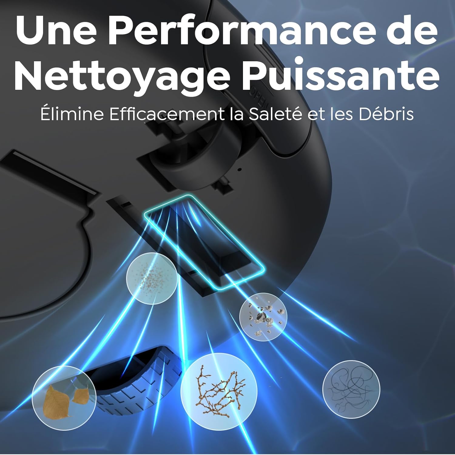 Pleco Se Aspirateur Piscine Hors Sol, 130 Min de Nettoyage Puissant, Charge Rapide en 2,5h, Moteurs à Double Entraînement, Idéal pour Robot Piscine Plat Jusqu'à 80 m² - Blanc