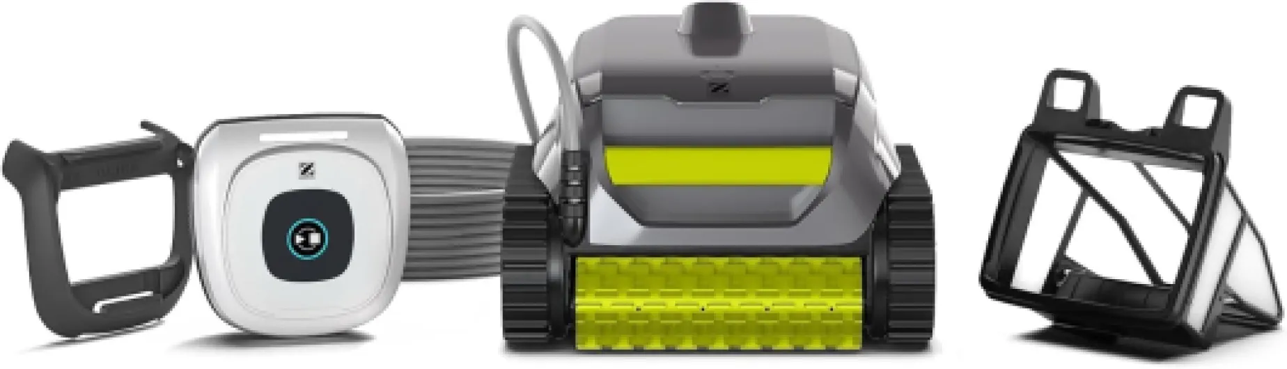 SWY 3520 – Robot Nettoyeur Sweepy pour piscines Jusqu’à 8x4m - Nettoie Le Fond, Les parois et la Ligne d’Eau de la Piscine - Équipé d’Une Filtration Fine et avec Un boîtier de Commande.