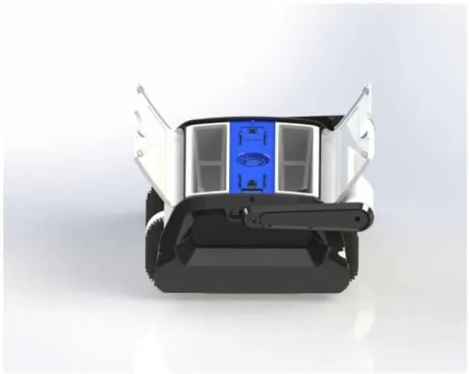 Robot Piscine électrique Clean Pool - nettoie Fond et parois - 4x8m Max