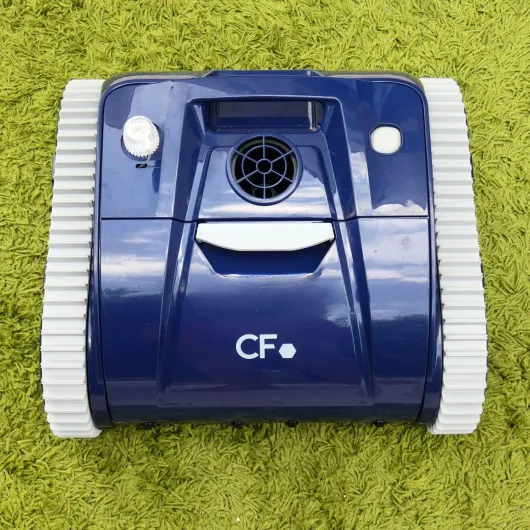 Robot Piscine sans Fil CF200CL - pour Piscine jusqu'à 80 m² - Nettoyage Fond Parois Ligne d'eau - Autonome Batterie - Panier Filtrant