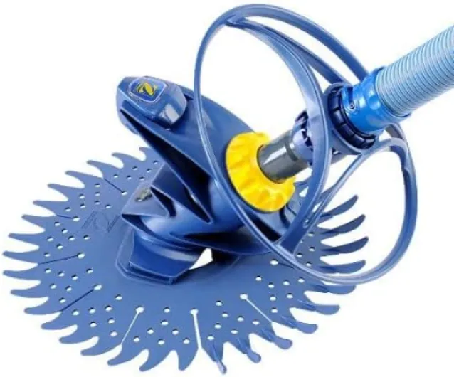 Robot Nettoyeur de Piscine Hydraulique, Fond Seul, Pour Piscines 9 x 5 m Maximum, Aspiration à Diaphragme, T3, Bleu, W70674 Piscines 9 x 5 m maximum Aspiration à diaphragme Unique