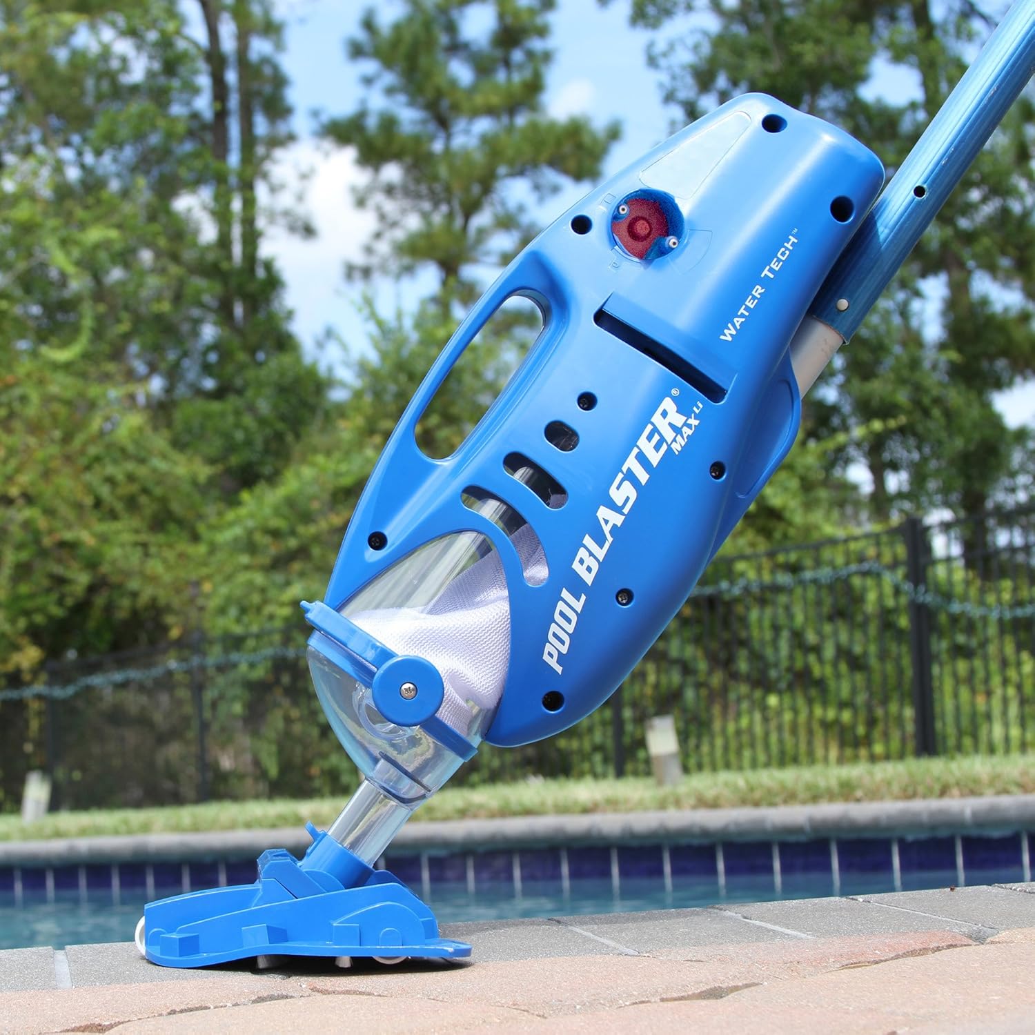 Water Tech POOL BLASTER Max Li Aspirateur de piscine, aspirateur de piscine sans fil avec moteur P30, aspirateur à main pour piscine et spa