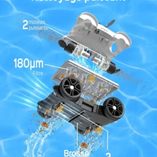 Test WYBOT Grampus 400 : Le robot piscine qui fait le boulot sans chichis