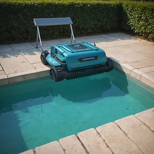 Robot pour piscine hors sol : nettoyage du fond et des parois pour une eau impeccable