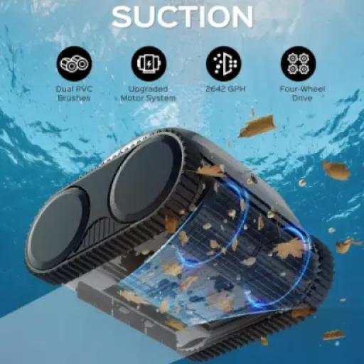 Test WYBOT C1 : le robot de piscine sans fil qui fait (presque) oublier le balai manuel