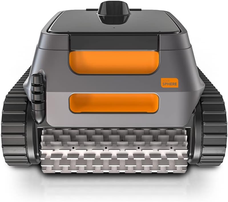 Robot électrique ASR 105 Aquasphere pour Nettoyer Le Fond, Les parois et la Ligne d'eau des piscines jusqu'à 9 x 4 m, 15m de câble, Filtre 150µ, Puissance d'aspiration et facilité d'utilisation