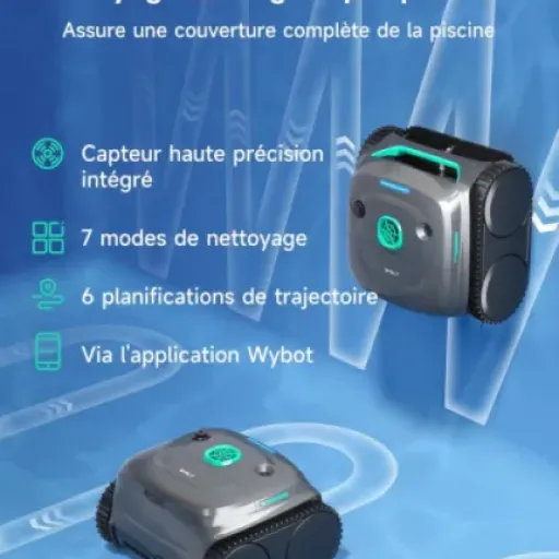 Test WYBOT C2 : le robot piscine sans fil qui fait (presque) oublier le balai manuel