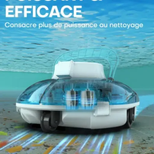 Test Winny 200 Robot Piscine : le petit aspirateur sans fil qui fait (presque) tout le sale boulot