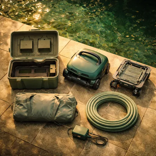 Un robot piscine facile à transporter pour un bassin impeccable sans effort