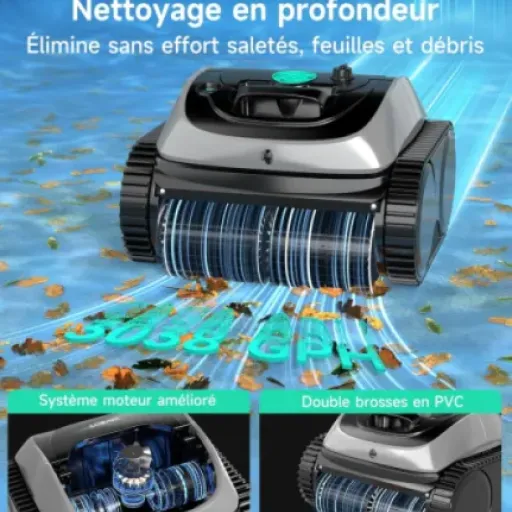 Test WYBOT C1 Robot Piscine : le petit robot sans fil qui simplifie (un peu) l’entretien du bassin