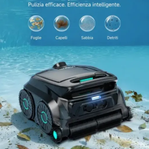 Test WYBOT OS600 : le robot de piscine sans fil qui fait (presque) oublier le balai