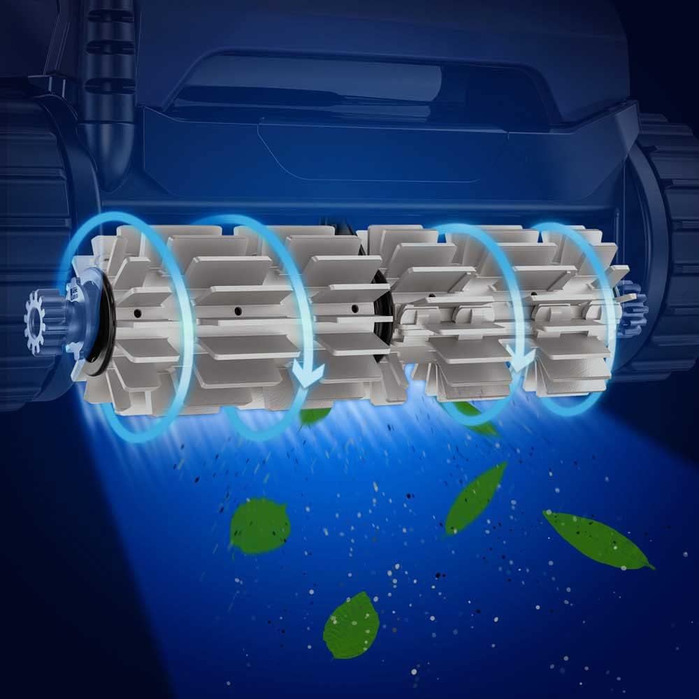 Robot Piscine électrique CNX 40 IQ Zodiac pour piscines 12x6 m - Nettoie Fond/parois/Ligne d’Eau - Commande à Distance + Lift System sur app - Câble de 18 m, Filtration à Double Niveau + Chariot