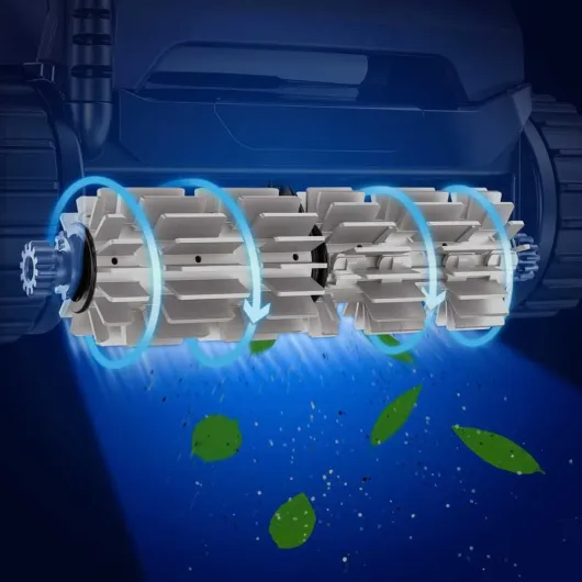 Robot Piscine électrique CNX 40 IQ Zodiac pour piscines 12x6 m - Nettoie Fond/parois/Ligne d’Eau - Commande à Distance + Lift System sur app - Câble de 18 m, Filtration à Double Niveau + Chariot