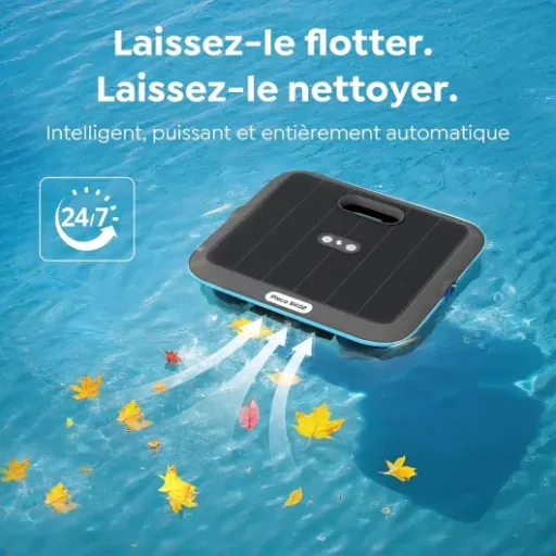Test Pleco SK02 : le robot skimmer solaire qui s’occupe enfin de la surface à votre place