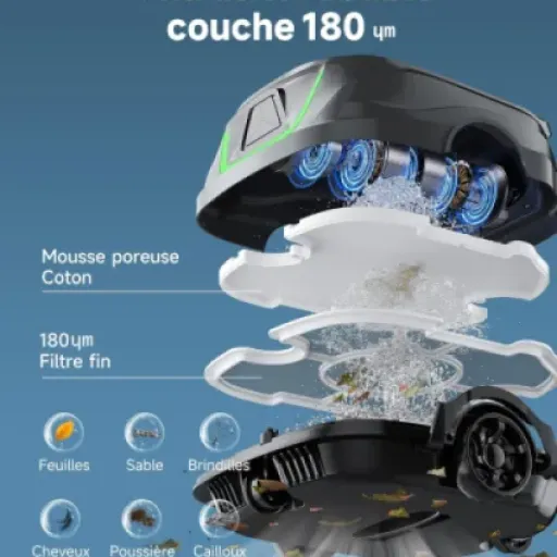 Test WYBOT A1/OS2010 : le robot piscine sans fil qui fait (presque) oublier l’épuisette