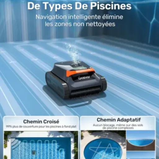 Test Gosvor LiteVac G1 : le robot de piscine sans fil qui fait (presque) tout à ta place