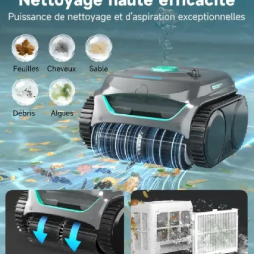 Test WYBOT C2 : le robot de piscine sans fil qui te fait enfin ranger le balai