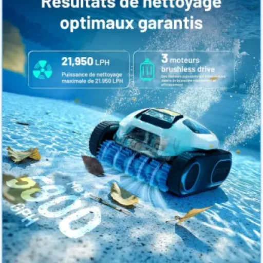 Test Spino E1 Robot Piscine : le nettoyeur sans fil qui fait (presque) oublier l’épuisette