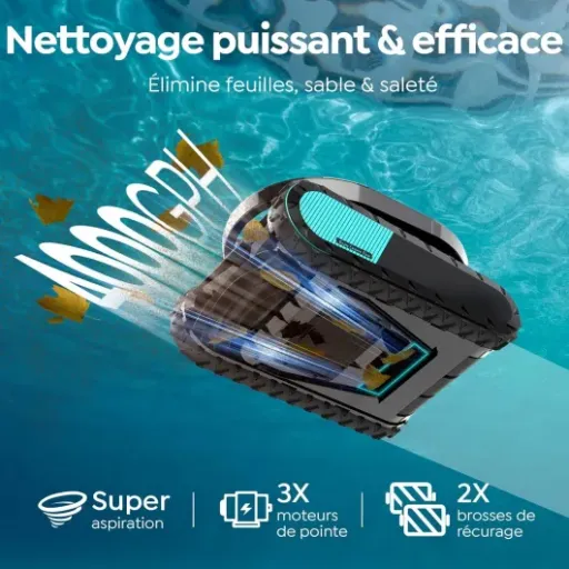 Test Pleco Pro Robot de Piscine : le sans-fil qui fait (presque) oublier l’épuisette