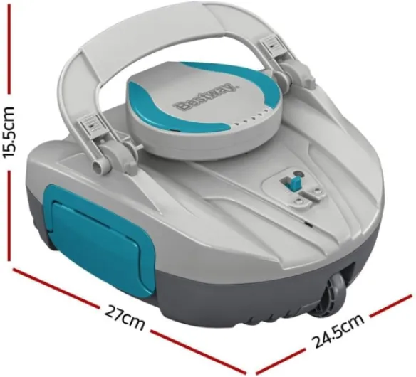 Robot aspirateur de Piscine Automatique AquaTronix G100-27 cm x 24,4 cm x 15,5 cm - Gris/Vert