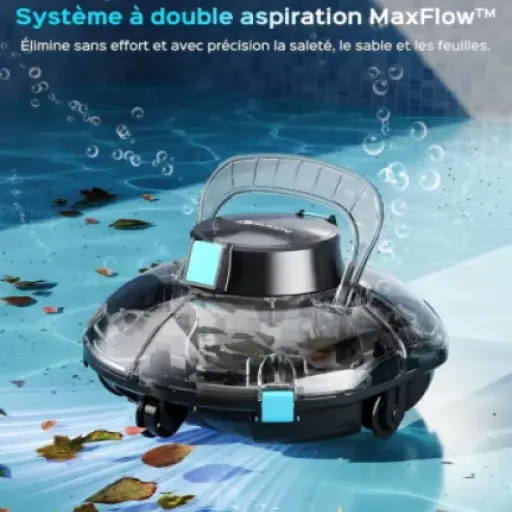 Test Winny 200 Robot Piscine : le petit robot sans fil qui fait (presque) oublier le balai manuel