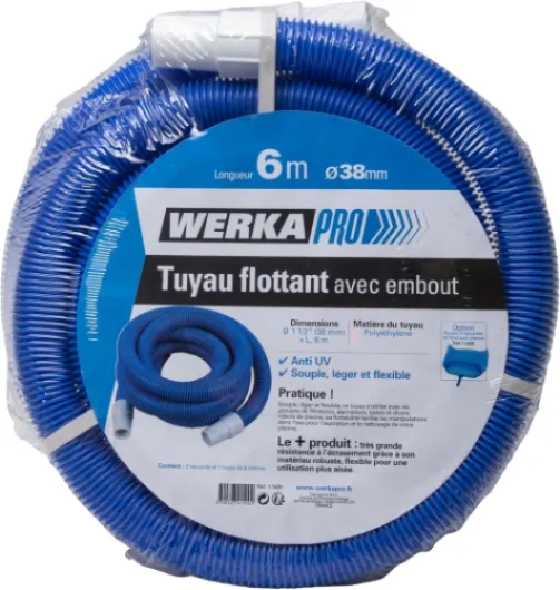 Tuyau Flottant Ø38mm avec Embout 6 mètres
