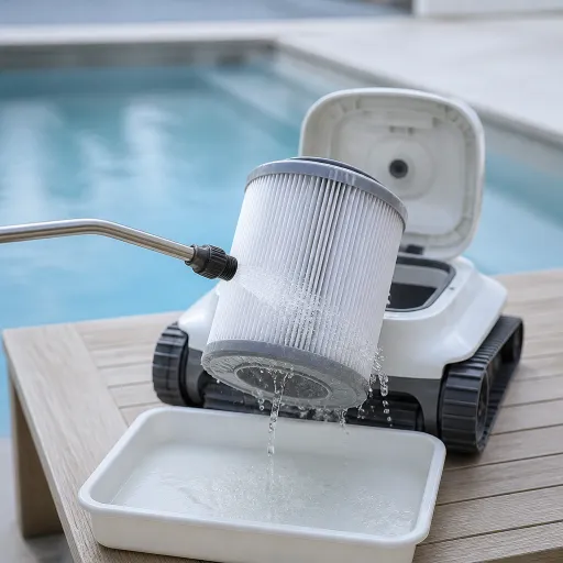 Cartouches filtrantes de piscine : la clé d’une eau parfaite pour votre robot nettoyeur