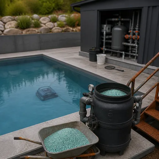 Verre filtrant pour piscine : la base d’une eau parfaite pour votre robot nettoyeur
