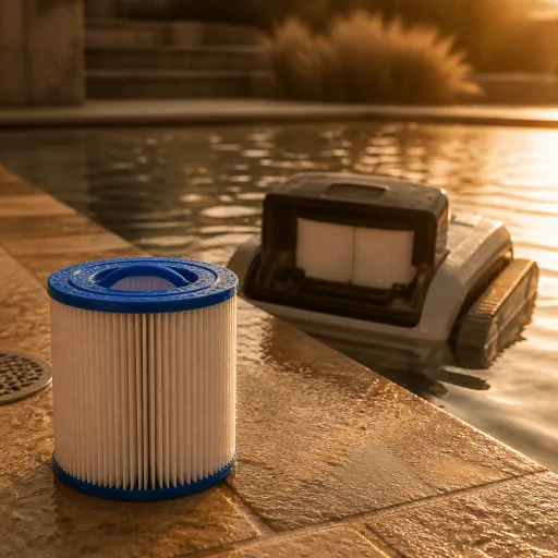 Cartouches filtres piscines : l’atout discret pour un robot nettoyeur vraiment efficace