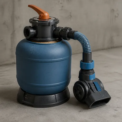 Filtre à sable pour piscine : l’allié discret de votre robot nettoyeur
