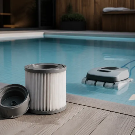 Filtre à cartouche pour piscine : la clé d’une eau parfaite avec votre robot nettoyeur