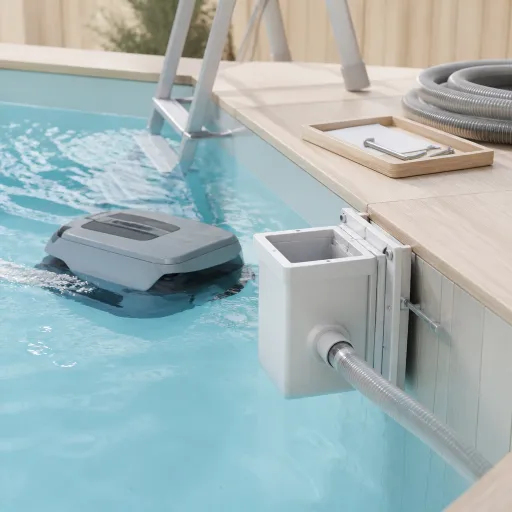 Comment choisir un skimmer pour piscine hors sol qui valorise aussi votre robot nettoyeur